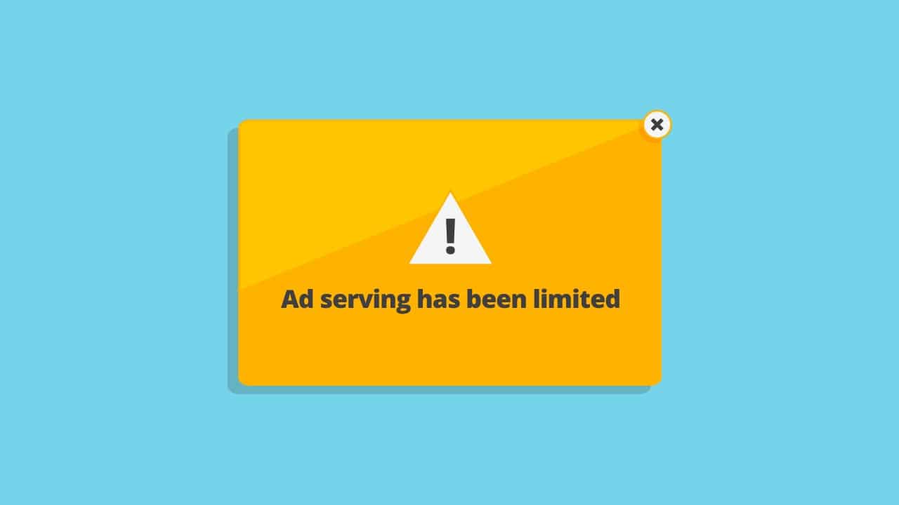 La publicación de anuncios de AdSense se ha limitado: lo que puede hacer
